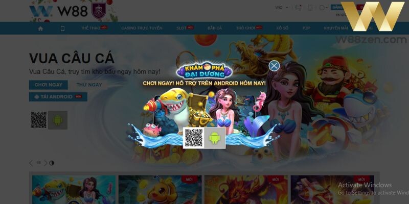 Một vài sản phẩm bắn cá W88 hấp dẫn mà người chơi không nên bỏ qua