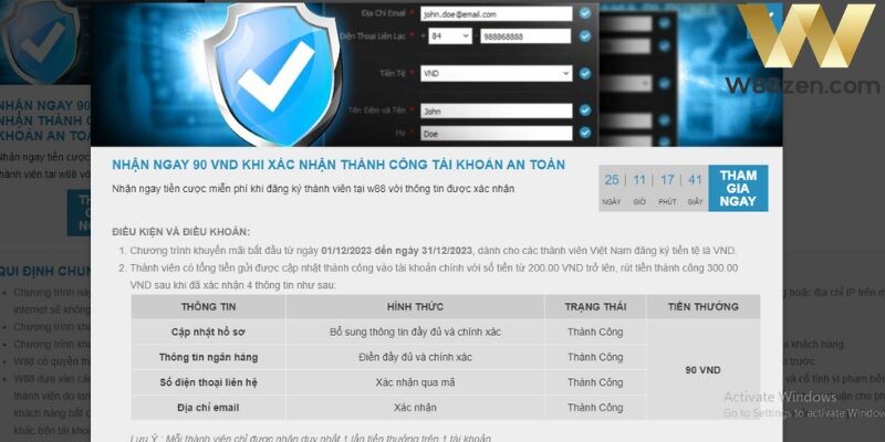 Tổng hợp khuyến mãi W88 siêu ưu đãi dành cho thành viên 5 Khuyến Mãi W88