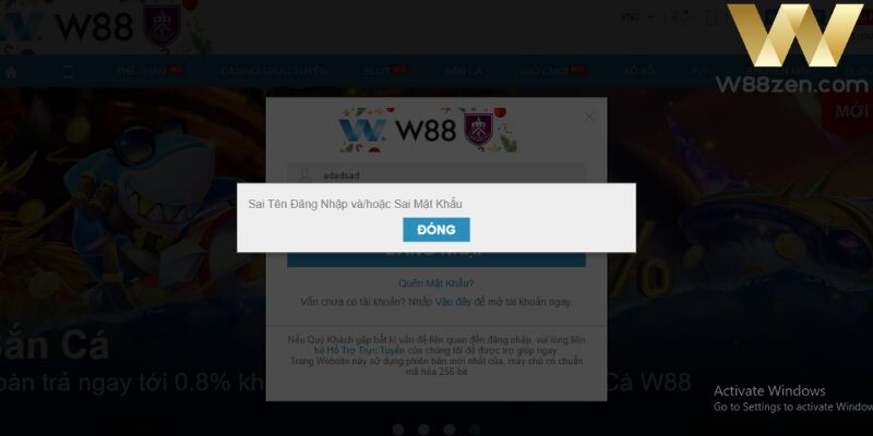 Một vài lý do khiến người chơi bị khóa tài khoản tại nhà cái W88