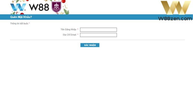 Hướng dẫn cược thủ lấy lại tài khoản W88 bị khóa thành công