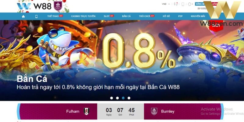 Các thông tin cơ bản về nhà cái W88