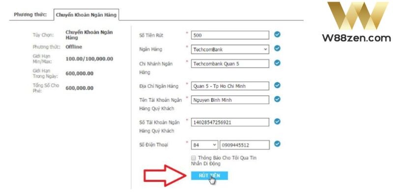 Nguyên nhân và cách khắc phục vấn đề “W88 không cho rút tiền” 5 Kiểm tra lại thông tin đã chuẩn xác hay chưa